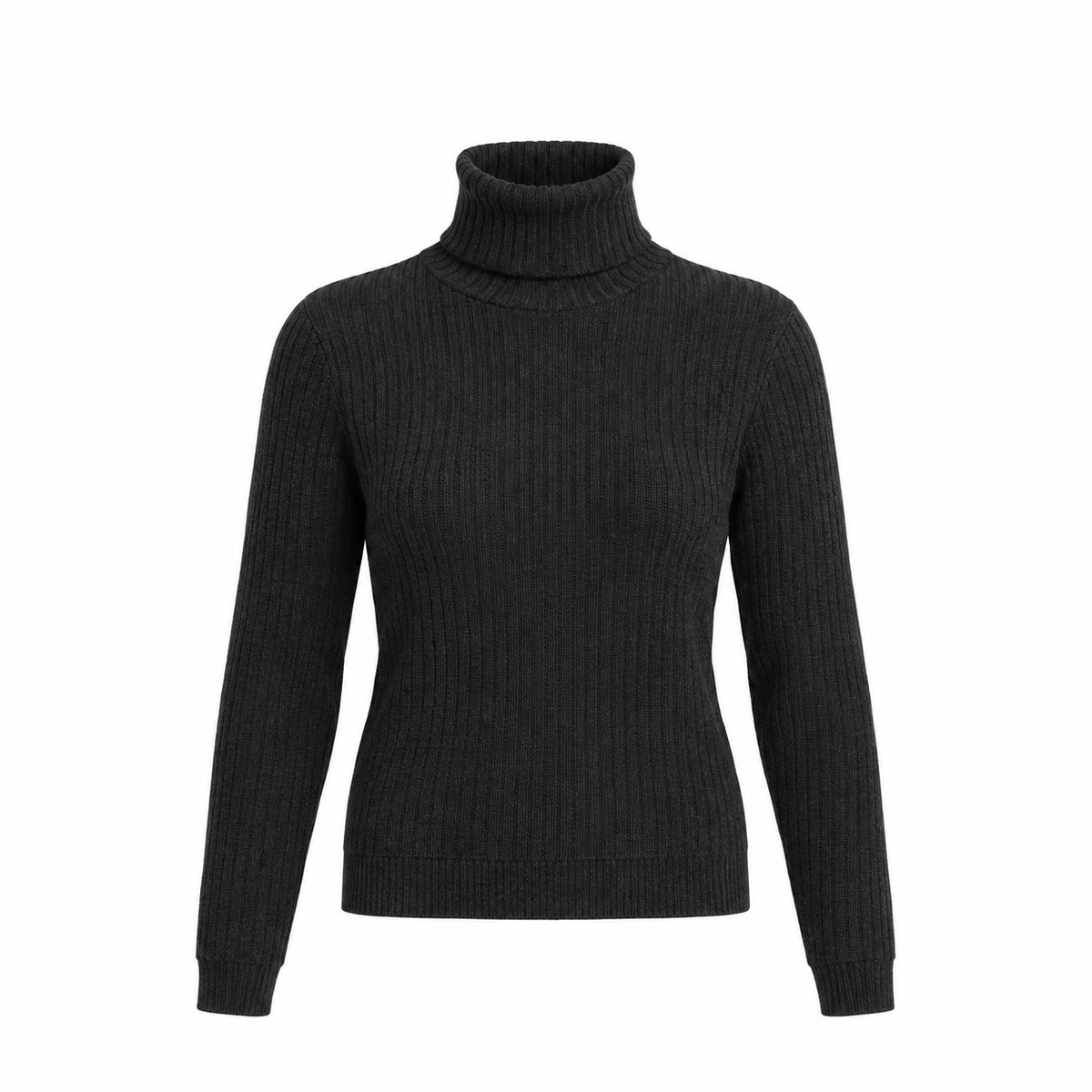 Pull col roulé
